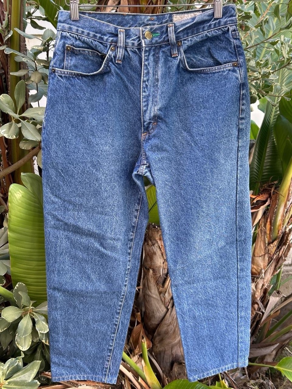 Vintage 1990s Mondo Di Marco Jeans Mens 30x25.5 Blue Made Italy Tapered